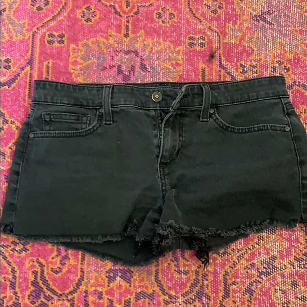 Joes black jean shorts